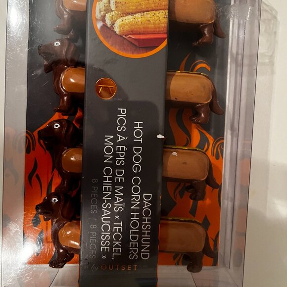 Corn Holders‎ (Dachshund / Hot Dog Themed( 4 Sets / new) - Picture 10 of 10